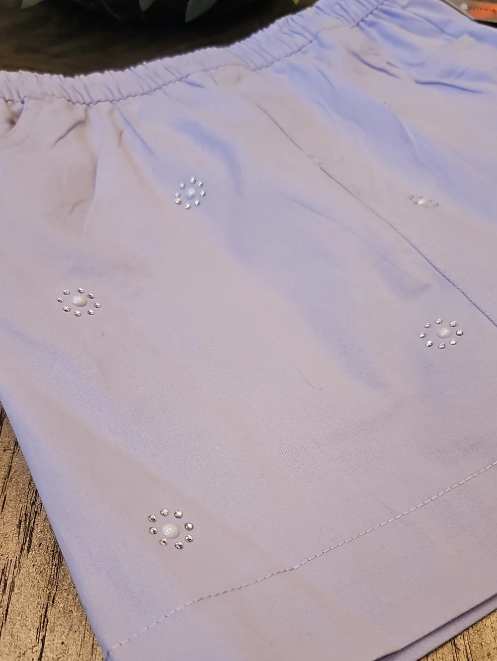 Lavender Purple Skirt With Shorts Size 13 NWT Derek Heart